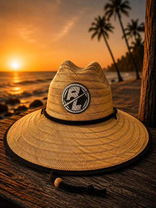 Straw Hat/Dark Straw/Blank Brim